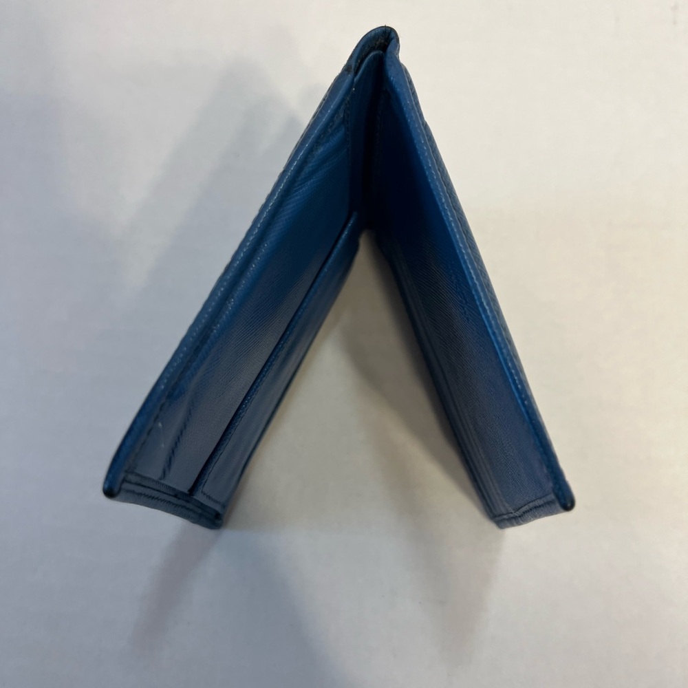 Prada staffiano leather‎ bifold wallet with COA card - Picture 5 of 13